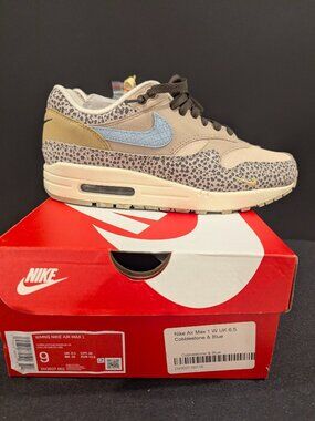 WMNS Nike Air Max 1 - Sz 9W - Cobblestone / Worn Blue